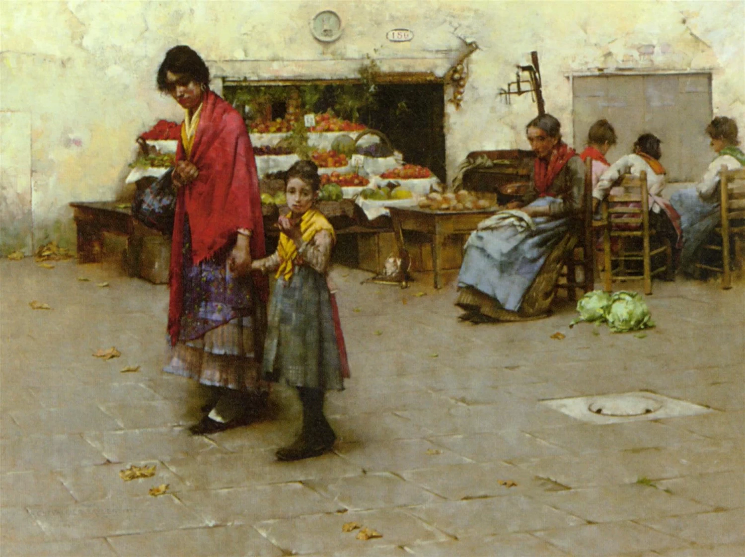 Un giorno al mercato 1887